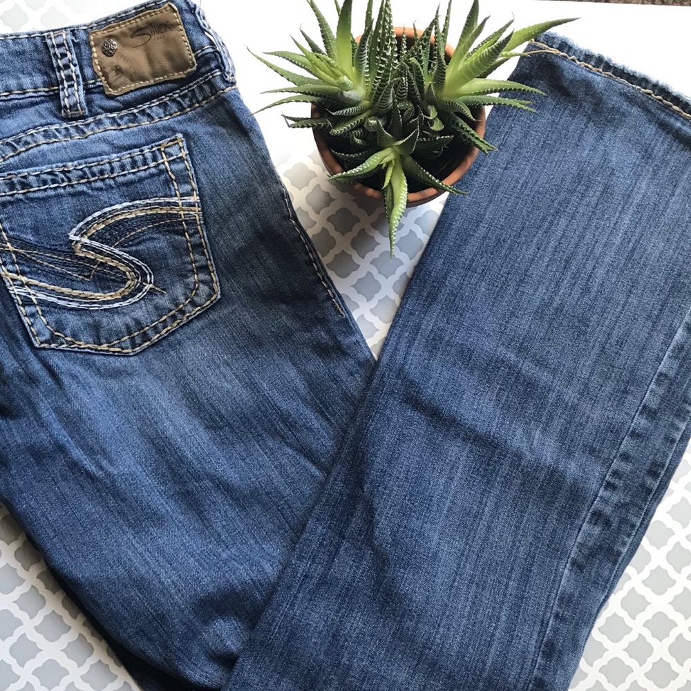 Silver Suki Jeans